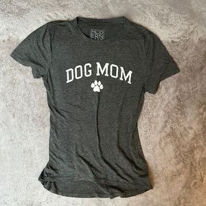 XS Grey “Dog Mom” short sleeve